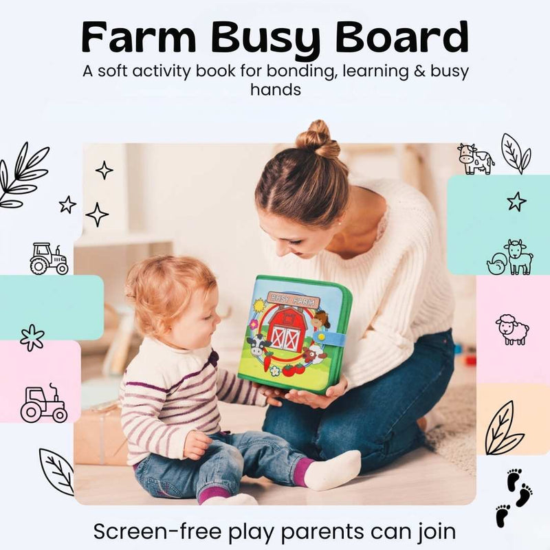 Begränsad upplaga: Farm Friends Busy Board