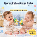 TibaToes™ ColourPop Baby Rattle Ball
