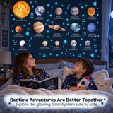 TibaToes™ Glow-in-the-Dark Space Sticker Set