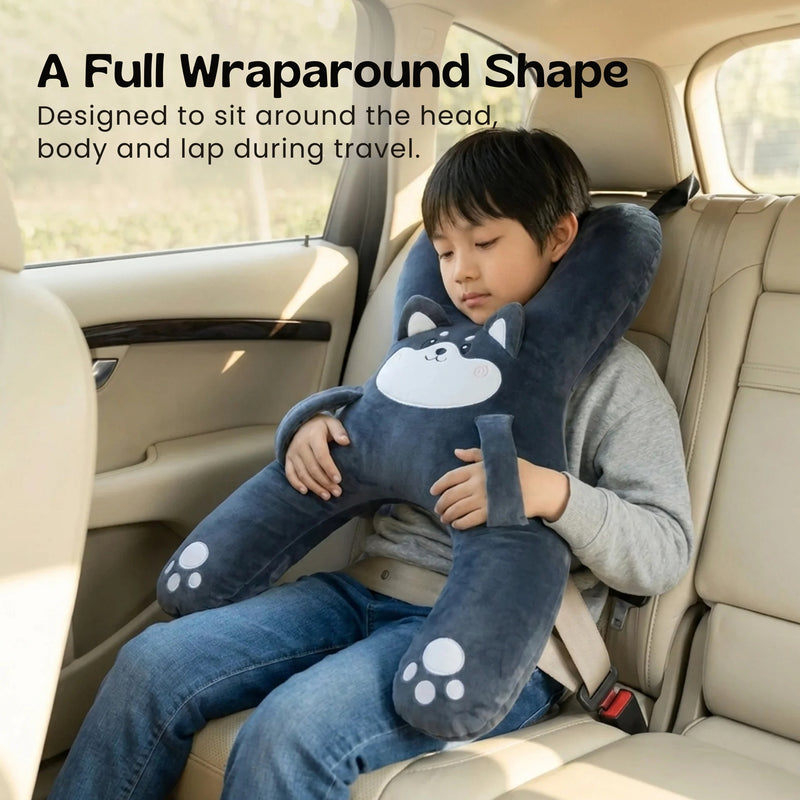 TibaToes™ HugRide Kids Travel Neck Pillow