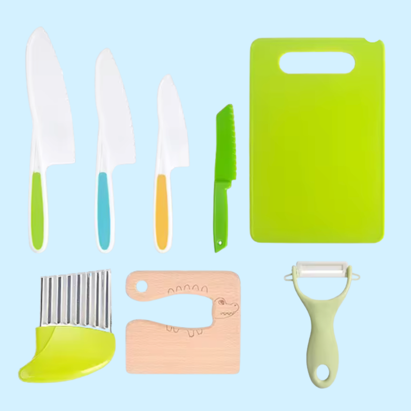 TibaToes Montessori Kitchen Prep Set