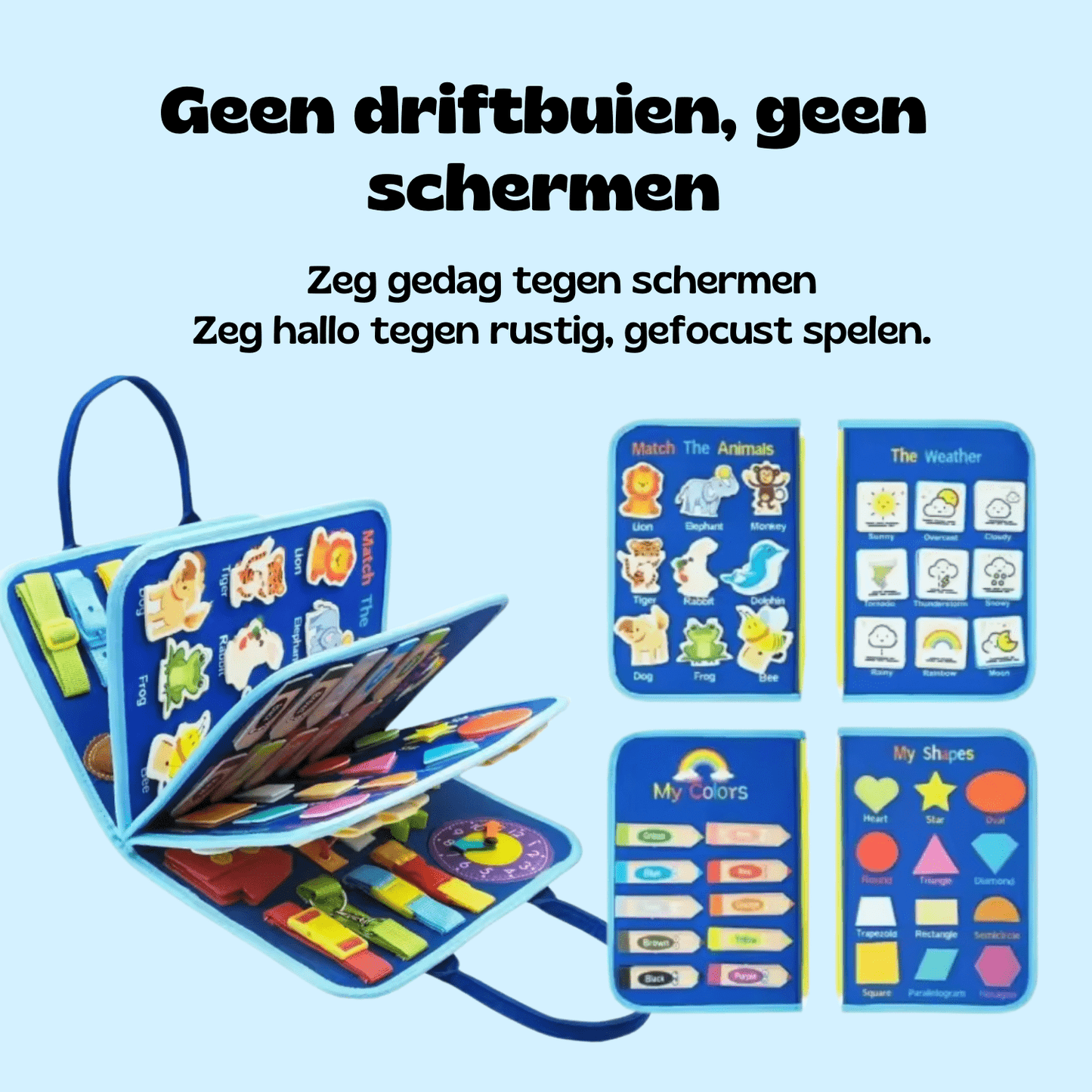 TibaToes™ Montessori Speelbord