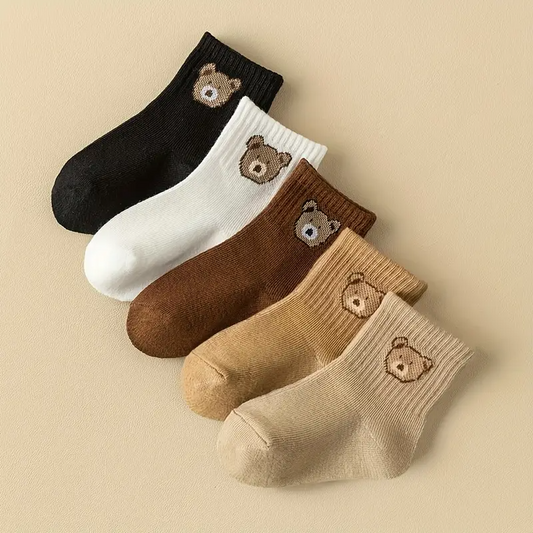 TibaToes™ Bear Hugs Sokkenset (5-pack)