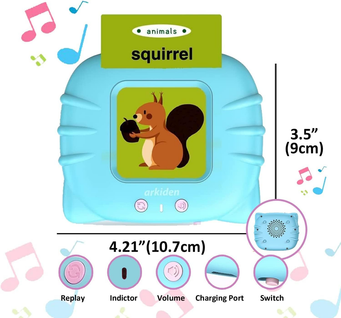 TibaToes™ Montessori Spreekende Flashcards