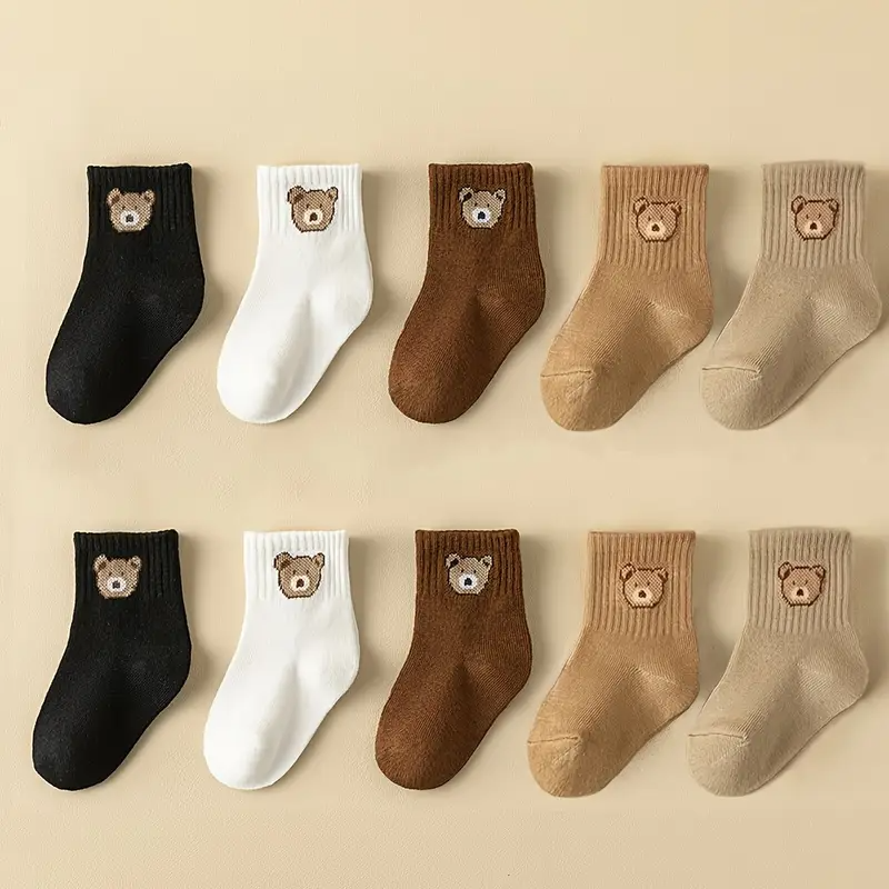 TibaToes™ Bear Hugs Sokkenset (5-pack)