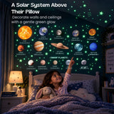 TibaToes™ Glow-in-the-Dark Space Sticker Set