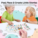 TibaToes™ MiniScene Reusable Sticker Book
