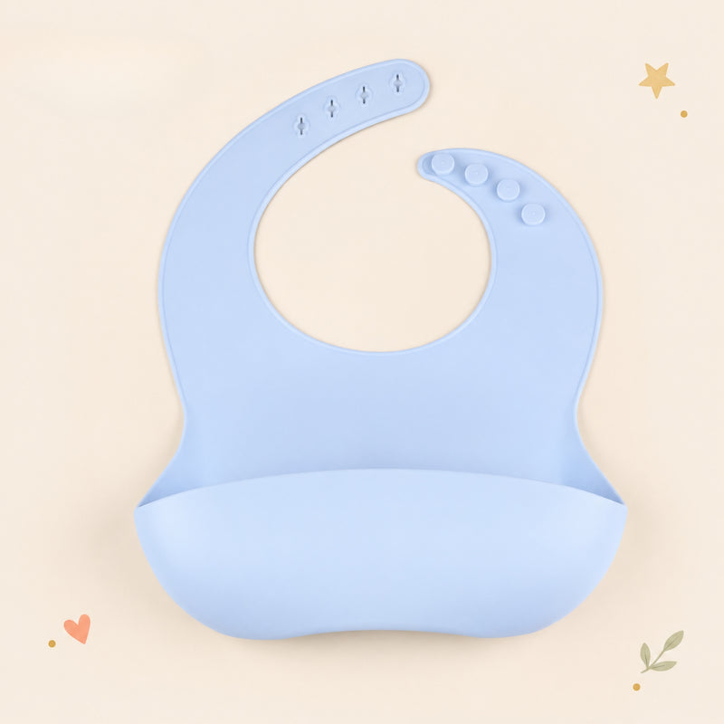 TibaToes™ PandaEar Silicone Catch Bib