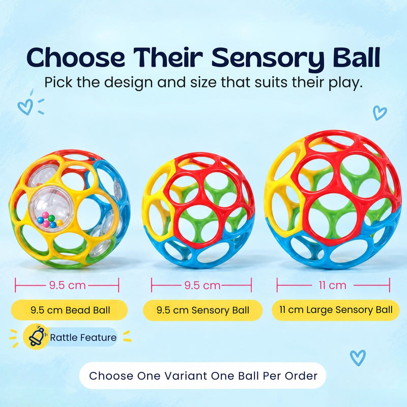 TibaToes™ RainbowRoll Baby Sensory Ball