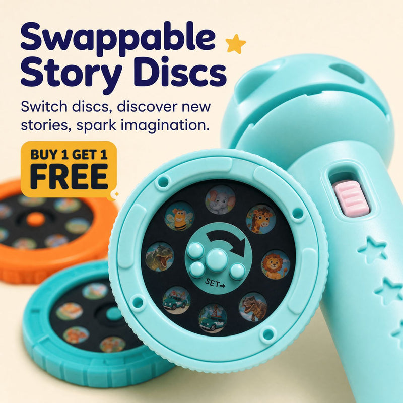 TibaToes Animal Story Projection Flashlight