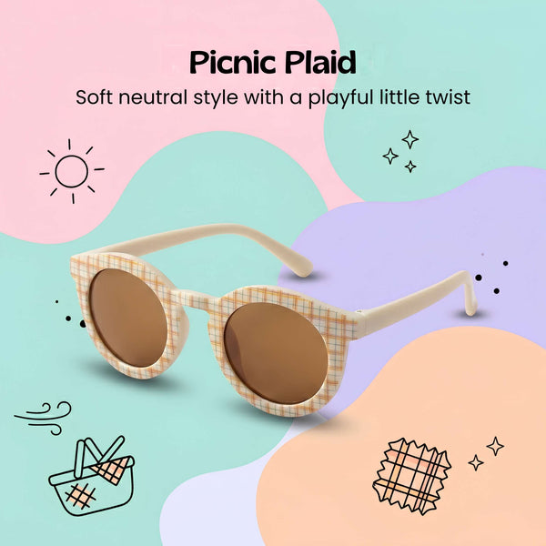 TibaToes Checker Sun Shades