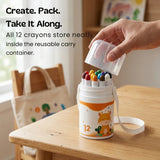 TibaToes™ Silky Twist-Up Crayon Set