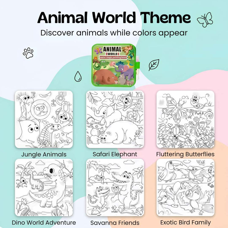 TibaToes™ MagicSplash Water Drawing Book