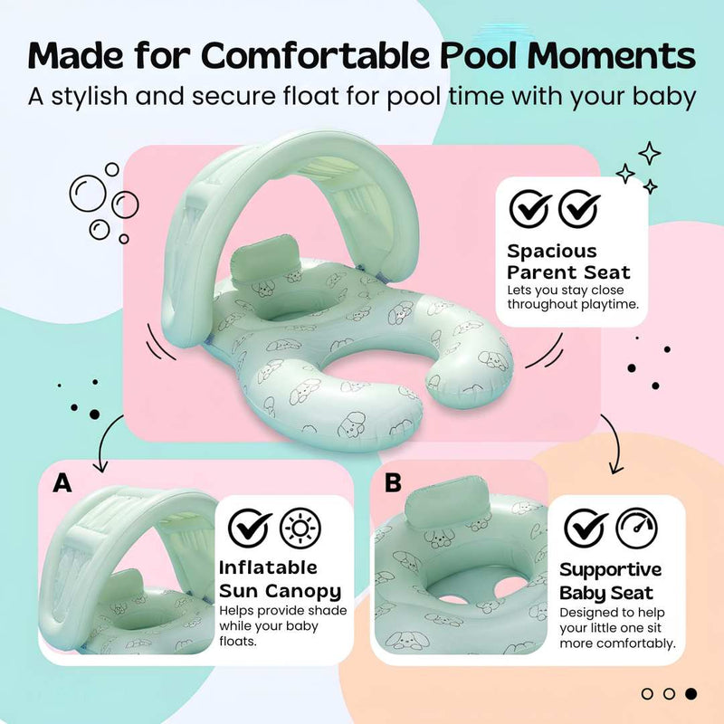 TibaToes™ TogetherFloat Parent & Child Pool Lounger