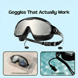 TibaToes™ Adult Clip-On Swim Goggles