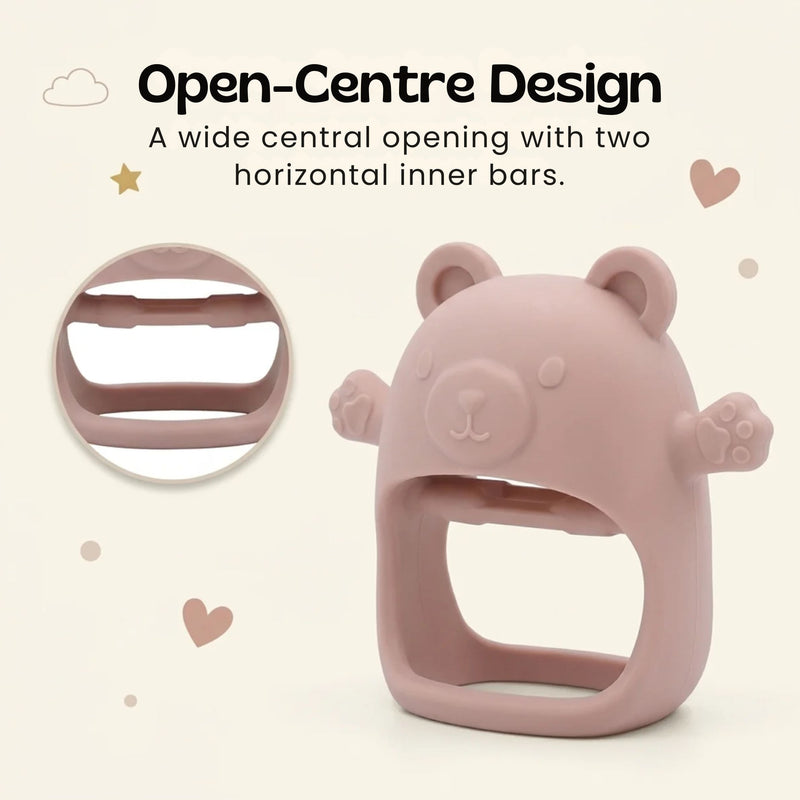 TibaToes™ BearBite Silicone Baby Teether