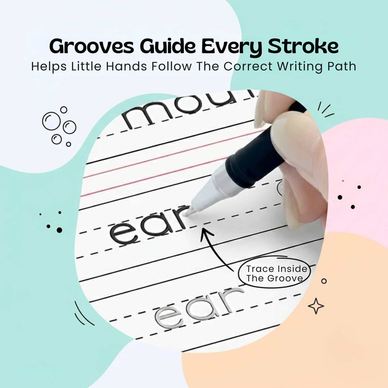TibaToes™ Trace & Grow Reusable Writing Books