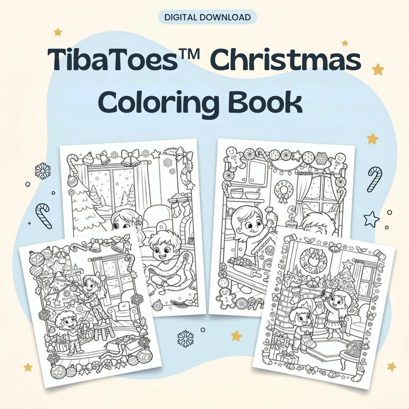 TibaToes™ Christmas Coloring Book