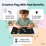 TibaToes™ RainbowReveal Scratch Art Set