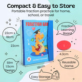 TibaToes™ FractionMaster Magnetic Math Board