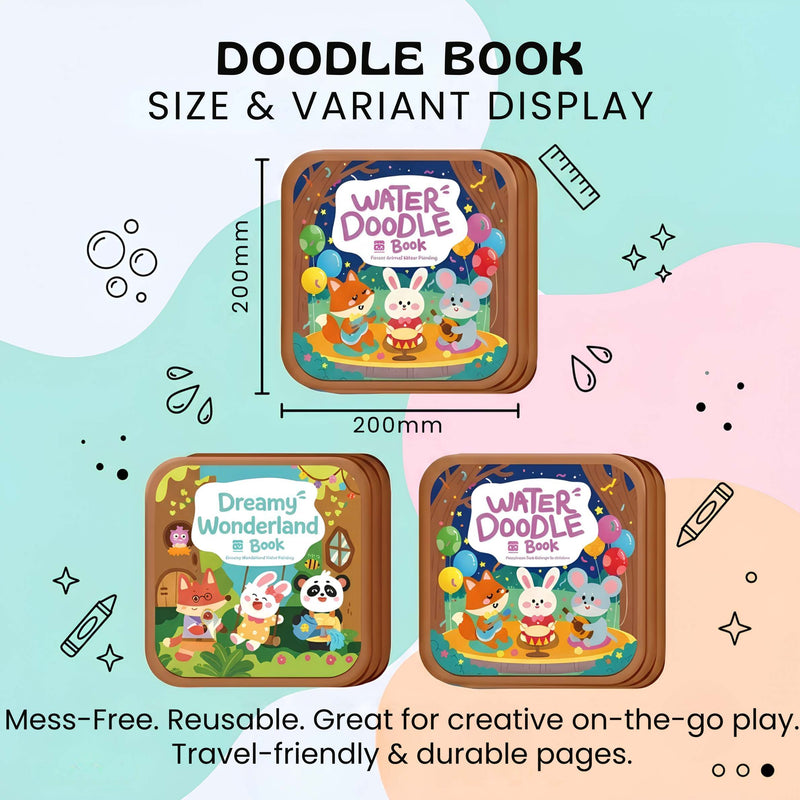 TibaToes™ WaterDoodle Reusable Drawing Book