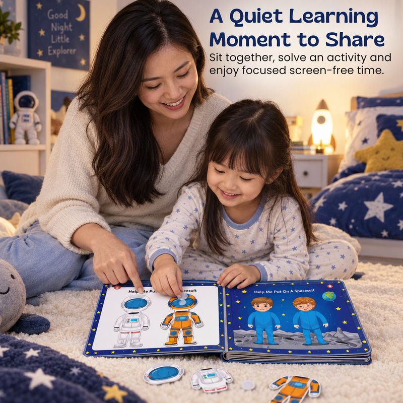 TibaToes™ Space & Body Quiet Book