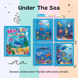 TibaToes™ Mess-Free Reusable Water Coloring Books