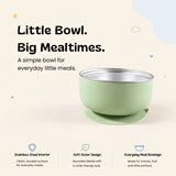 TibaToes™ BearGrip Stainless Steel Suction Bowl