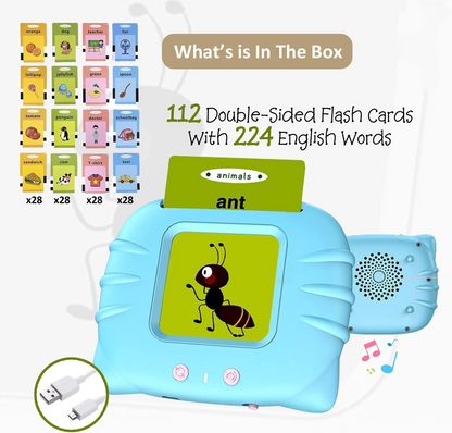 TibaToes™ Montessori Talking Flashcards