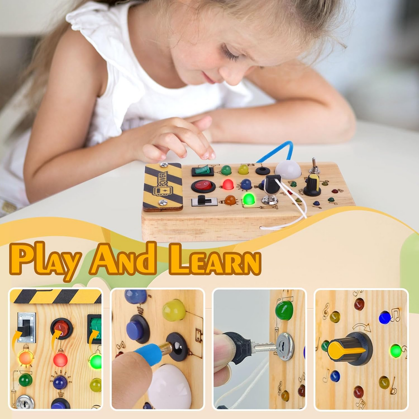 TibaToes™ Montessori Switch Board