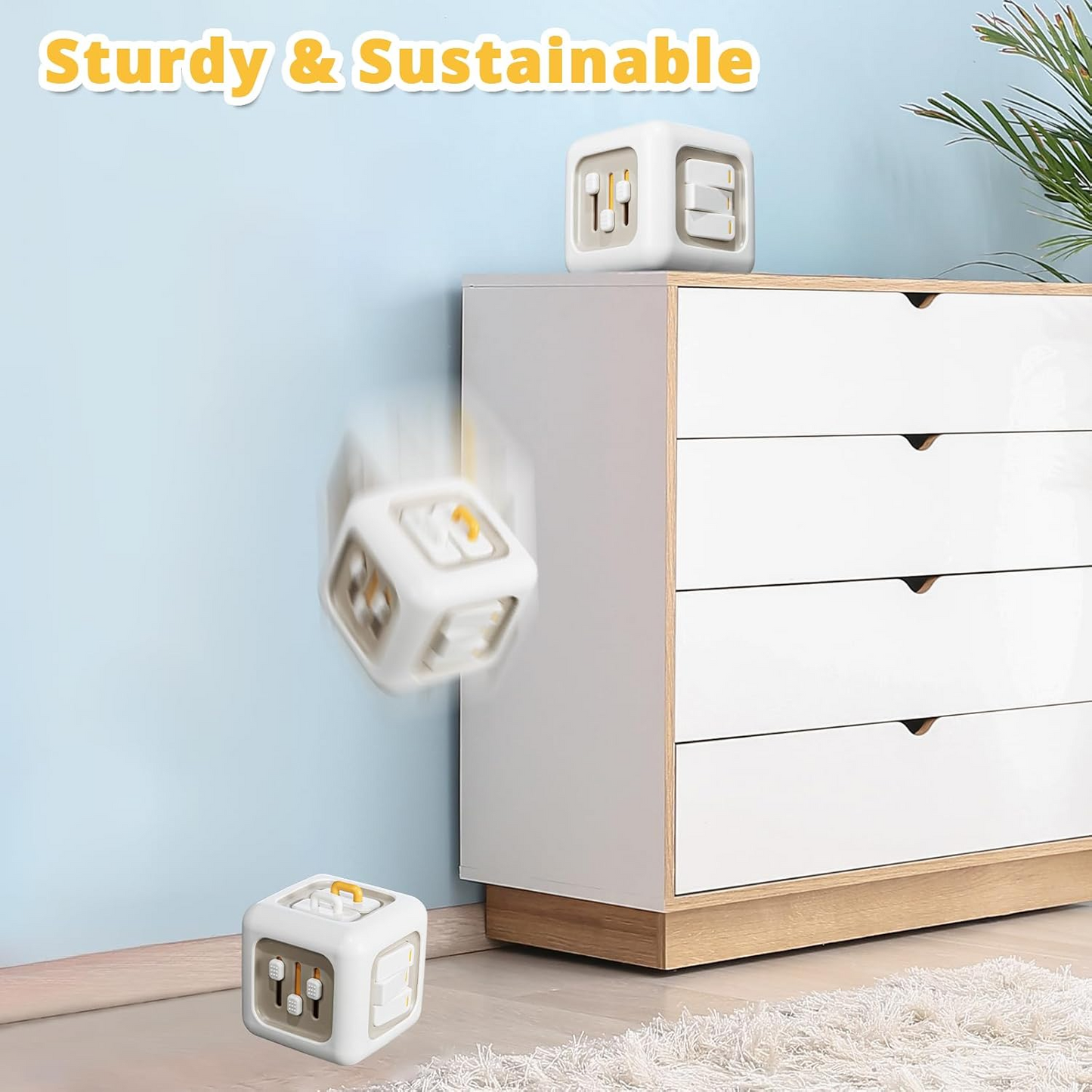TibaToes™ Montessori Busy Cube