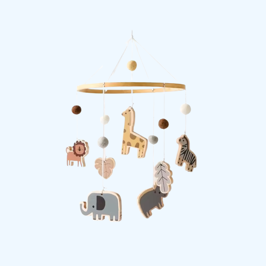 TibaToes™ Wooden Baby Mobile