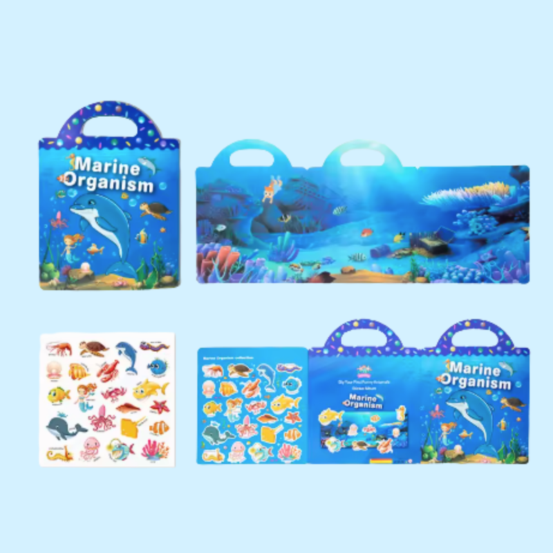 TibaToes Reusable Sticker World