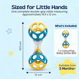 TibaToes™ ColourPop Baby Rattle Ball