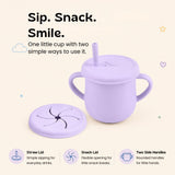 TibaToes™ Sip & Snack Silicone Training Cup