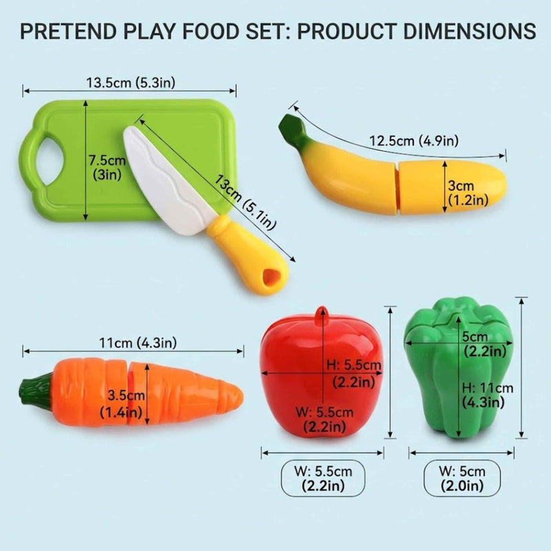 TibaToes Little Chef Cutting Play Set
