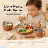 TibaToes™ LittleDine Stainless Steel Baby Feeding Set