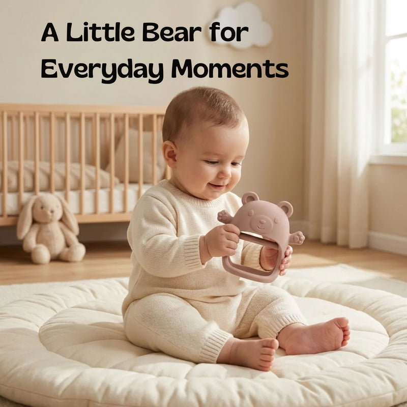 TibaToes™ BearBite Silicone Baby Teether