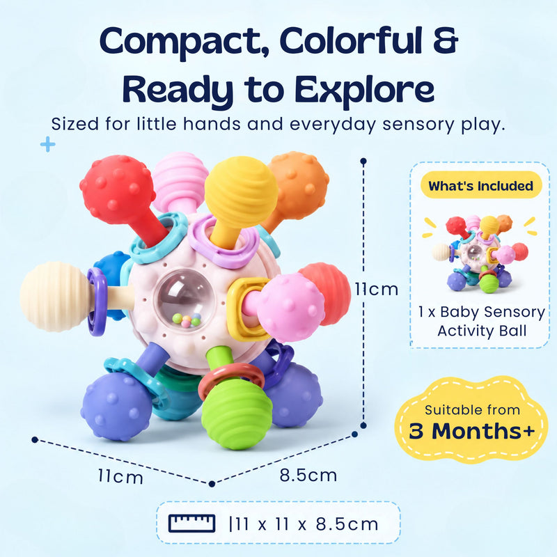 TibaToes™ Atomic Sensory Teether Ball