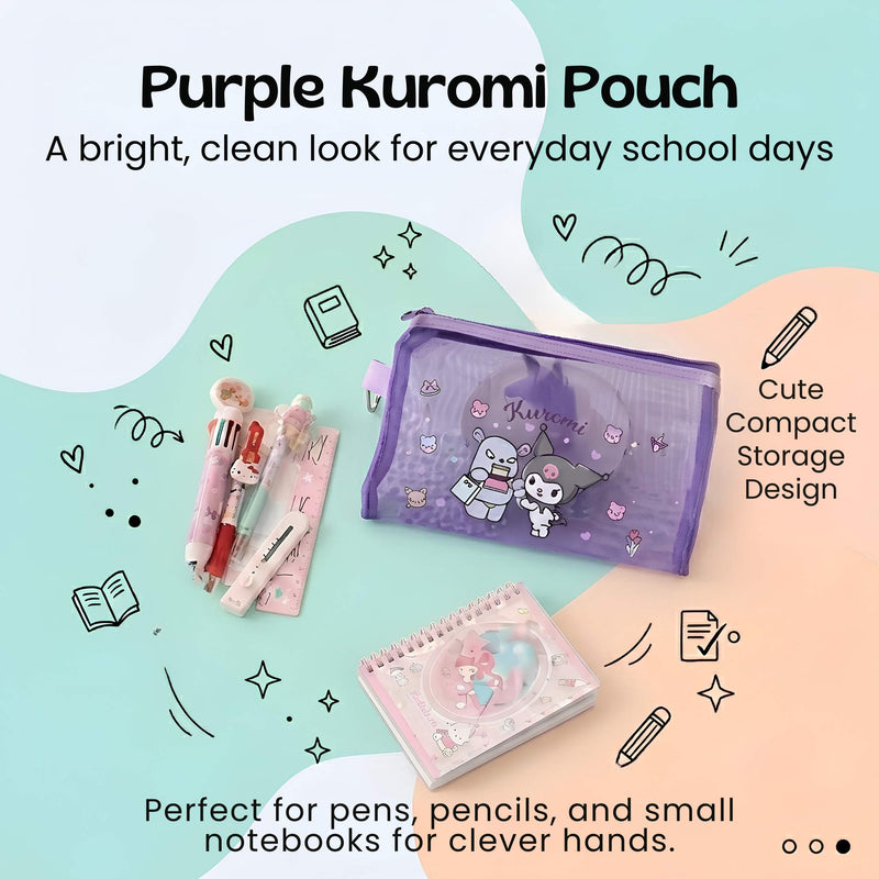 TibaToes™ Kawaii School Supply Pouch