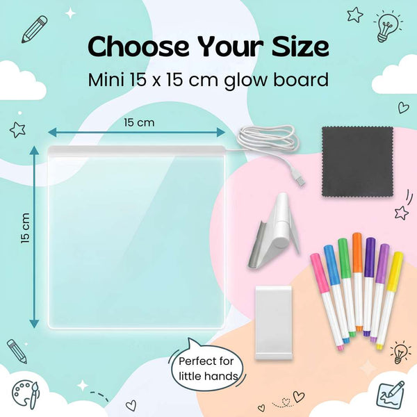 TibaToes™ GlowScribble Light-Up Drawing Board