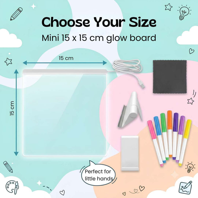 TibaToes™ GlowScribble Light-Up Drawing Board