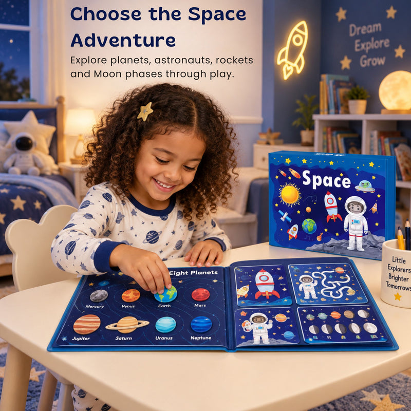 TibaToes™ Space & Body Quiet Book