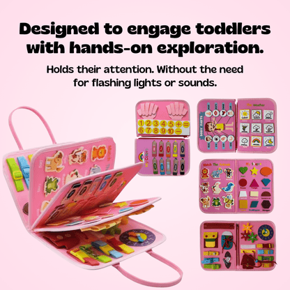 TibaToes™ Montessori Busy Board