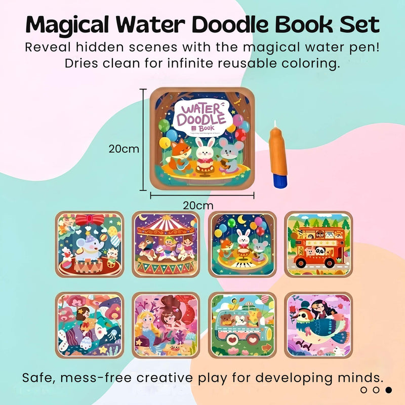 TibaToes™ WaterDoodle Reusable Drawing Book