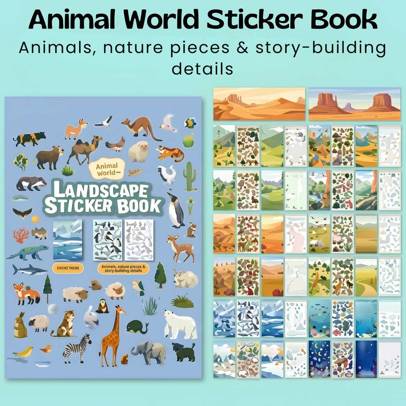 TibaToes™ WildScene Sticker Adventure Book