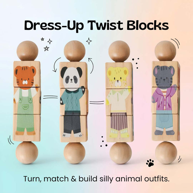 TibaToes™ Spin & Match Animal Friends