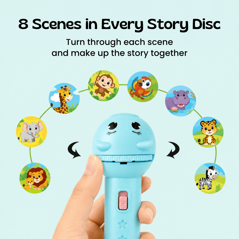 TibaToes™ Animal Story Projection Flashlight