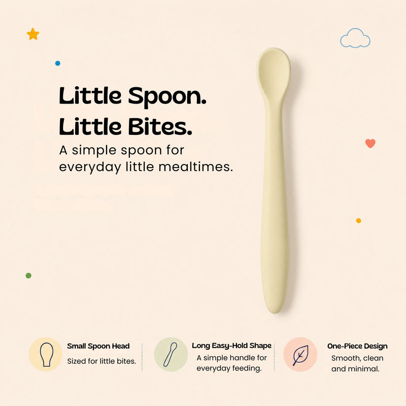 TibaToes™ SoftStart Silicone Baby Feeding Spoon