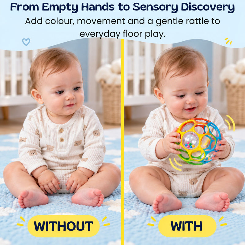TibaToes™ RainbowRoll Baby Sensory Ball